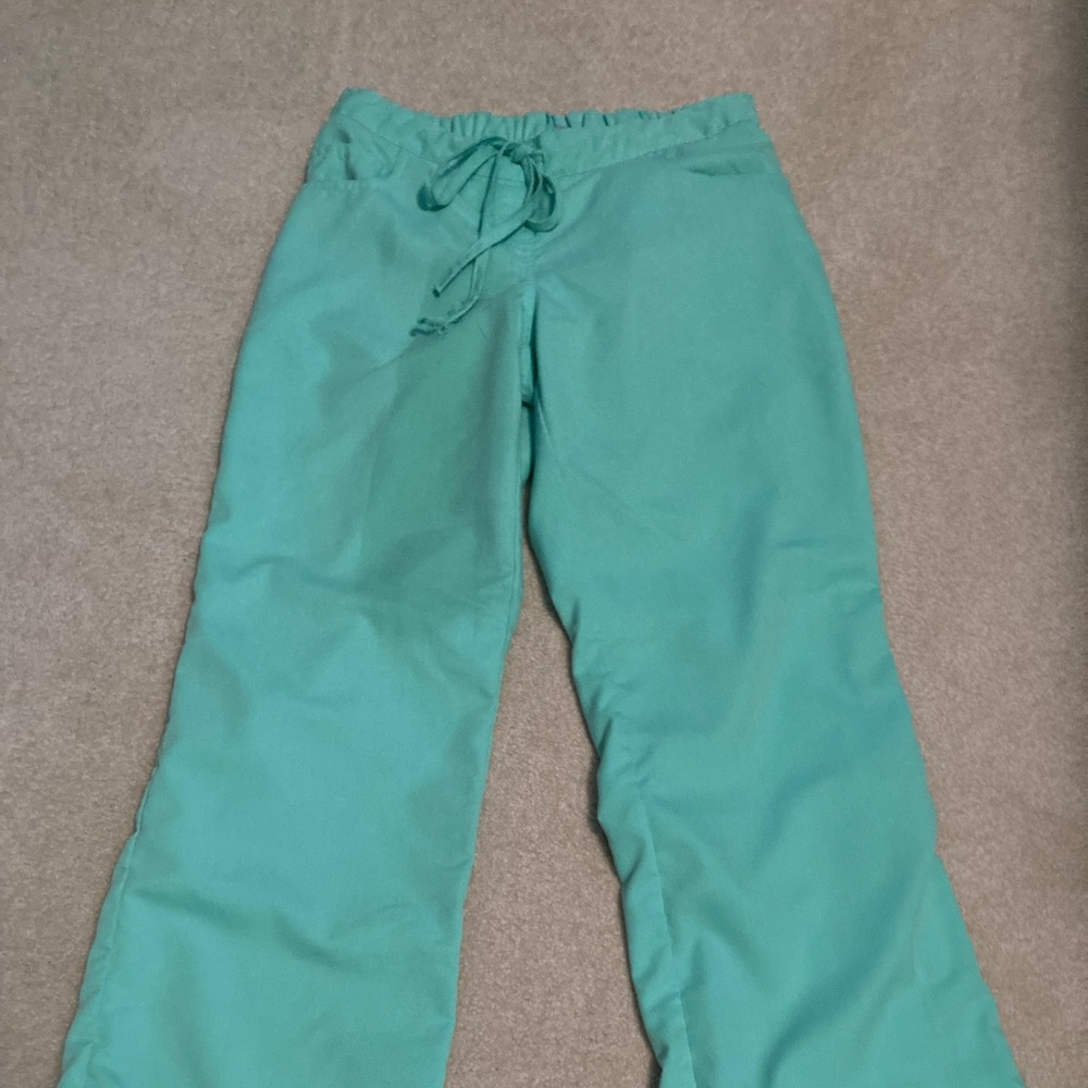 Mint green scrub pants
